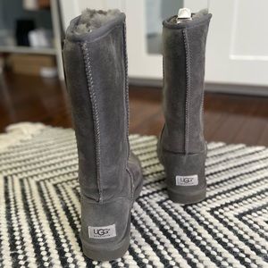 Authentic Classic Tall UGG boots in color grey